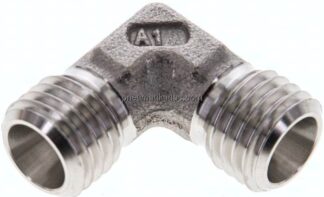 Winkel-Schneidringverschraubung 6 L (M12x1,5), ohne Mutter & Schneidring, 1.4571