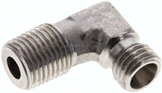 Winkel-Schneidringverschraub. R 1/4"-6 L (M12x1,5), ohne Mutter & Schneidring, 1.4571