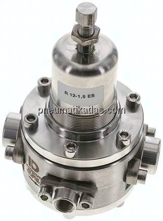 Druckregler, 1.4404, G 1/2", 1 - 15bar (für aggressive Gase)
