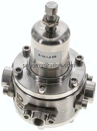 Druckregler, 1.4404, G 1/2", 0,2 - 3bar (für aggressive Gase)