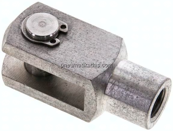 Gabelkopf mit Bolzen M 12x1,25, 1.4305