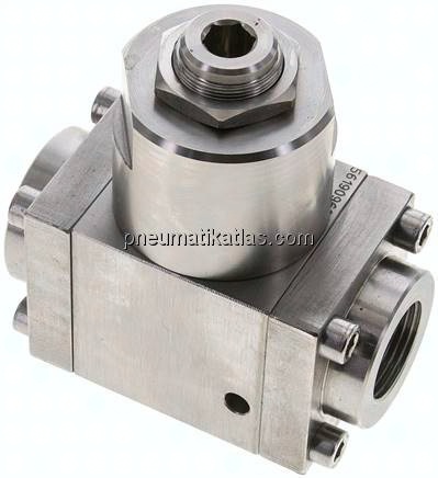 Drosselrückschlagventil, G 3/4", Edelstahl