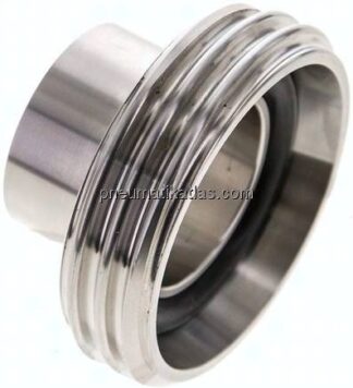 Gewindestutzen (Milchgewinde) Rd 52 x 1/6"-29,0mm, 1.4404