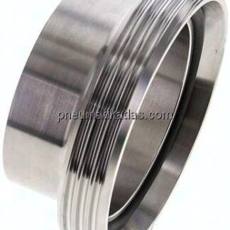 Gewindestutzen (Milchgewinde) Rd 95 x 1/6"-70,0mm, 1.4404