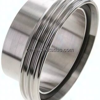 Gewindestutzen (Milchgewinde) Rd 110 x 1/4"-85,0mm, 1.4404