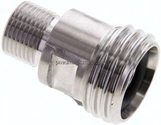 Gewindestutzen (Milchgewinde) Rd 28x1/8"-G 3/8", 1.4404