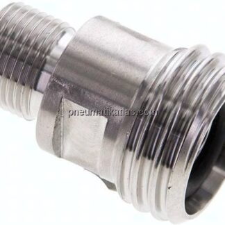 Gewindestutzen (Milchgewinde) Rd 28x1/8"-G 3/8", 1.4404