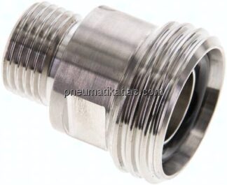 Gewindestutzen (Milchgewinde) Rd 34x1/8"-G 1/2", 1.4404