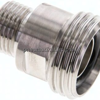 Gewindestutzen (Milchgewinde) Rd 34x1/8"-G 1/2", 1.4404
