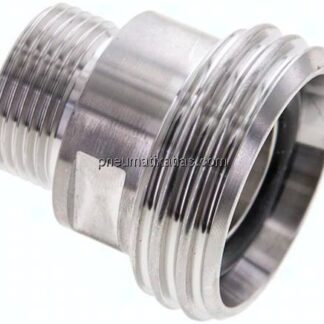 Gewindestutzen (Milchgewinde) Rd 44x1/6"-G 3/4", 1.4404