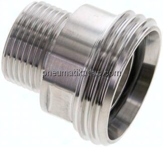 Gewindestutzen (Milchgewinde) Rd 52x1/6"-G 1", 1.4404