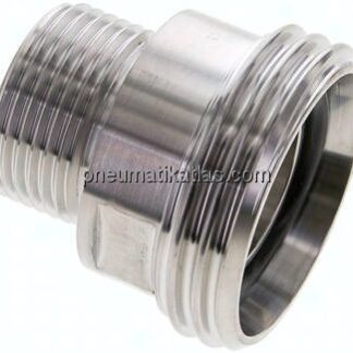 Gewindestutzen (Milchgewinde) Rd 52x1/6"-G 1", 1.4404