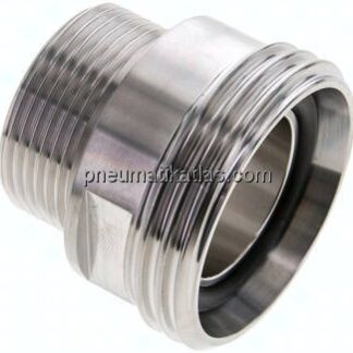 Gewindestutzen (Milchgewinde) Rd 58x1/6"-G 1-1/4", 1.4404