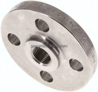 Gewindeflansch DN15-PN16 (DIN), Rp 1/2", DIN 2566, 1.4571