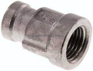 Rundmuffe Rp 1/4"-Rp 1/8", 1.4408