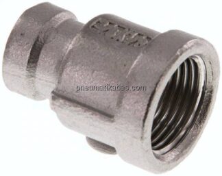 Rundmuffe Rp 3/8"-Rp 1/8", 1.4408