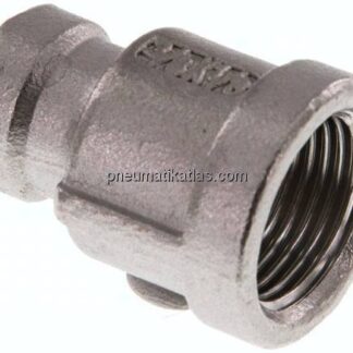 Rundmuffe Rp 3/8"-Rp 1/8", 1.4408