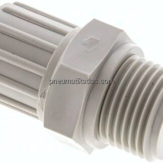 Gerade Verschraubung G 1/2"-12x6mm, Polypropylen
