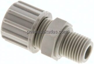 Gerade Verschraubung G 1/4"-10x4mm, Polypropylen