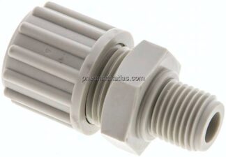 Gerade Verschraubung G 1/4"-12x6mm, Polypropylen