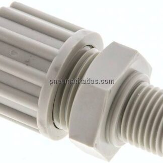 Gerade Verschraubung G 1/4"-12x6mm, Polypropylen