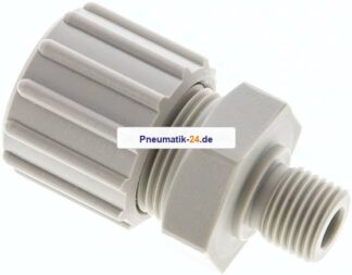 Gerade Verschraubung G 1/4"-15x9mm, Polypropylen