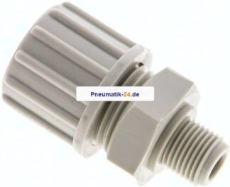Gerade Verschraubung G 1/8"-10x4mm, Polypropylen