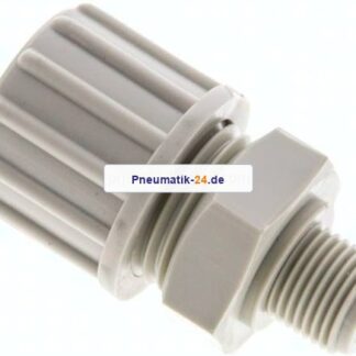 Gerade Verschraubung G 1/8"-10x4mm, Polypropylen