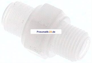 Doppelnippel G 1/8"-G 1/8", Polypropylen
