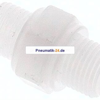 Doppelnippel G 1/8"-G 1/8", Polypropylen