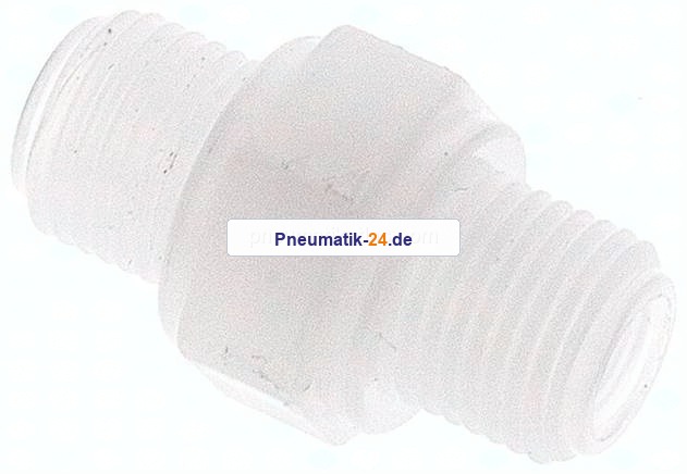 Doppelnippel G 1/8"-G 1/8", Polypropylen