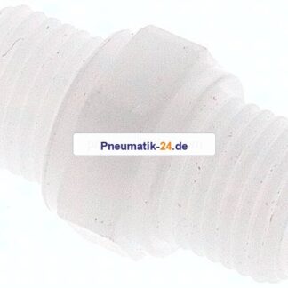 Doppelnippel G 1/4"-G 1/4", Polypropylen