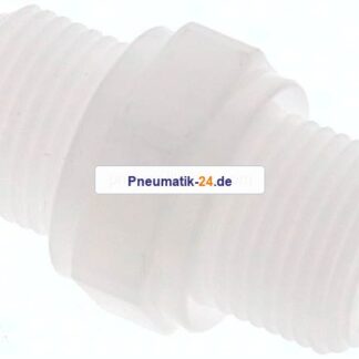 Doppelnippel G 3/8"-G 3/8", Polypropylen