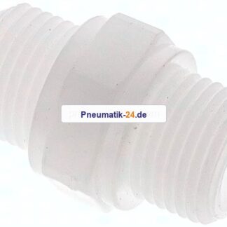 Doppelnippel G 1/2"-G 1/2", Polypropylen