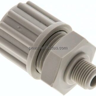 Gerade Verschraubung G 1/8"-12x6mm, Polypropylen