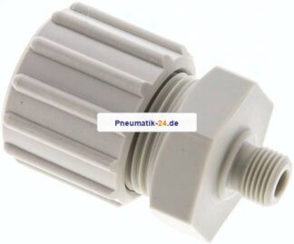 Gerade Verschraubung G 1/8"-15x9mm, Polypropylen