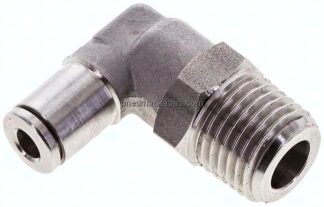 Winkel-Steckanschluss, pos. R 1/4"-4mm, IQS-Edelstahl