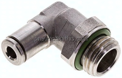 Winkel-Steckanschluss, pos. G 1/4"-4mm, IQS-Edelstahl
