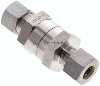 Hydraulik-Rückschlagventil 12 L (M18x1,5), Klemmring 1.4571 (NC)