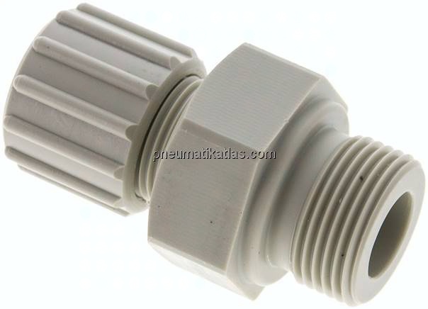 Gerade Verschraubung G 3/4"-15x9mm, Polypropylen
