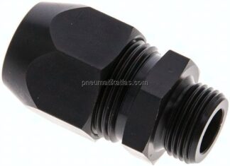 Gerade Verschraubung G 3/8"-16x10mm, Aluminium