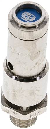 TÜV-Sicherheitsventil G 3/8" (DN10), 1,80 bar, Messing vernickelt