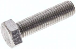 Sechskantschraube DIN 933, M 16x60, Edelstahl A4