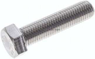 Sechskantschraube DIN 933, M 16x65, Edelstahl A4