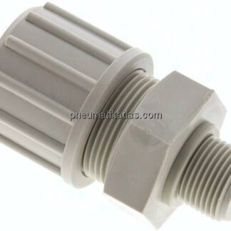 Gerade Verschraubung G 3/8"-20x13mm, Polypropylen