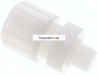 Gerade Verschraubung G 3/8"-20x13mm, PVDF