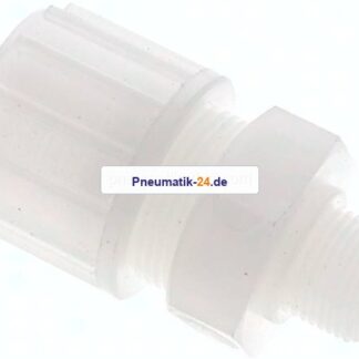 Gerade Verschraubung G 3/8"-20x13mm, PVDF