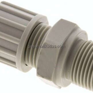 Gerade Verschraubung G 3/8"-10x4mm, Polypropylen