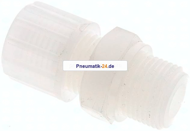 Gerade Verschraubung G 3/8"-10x4mm, PVDF