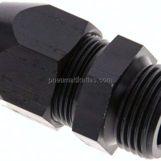 Gerade Verschraubung G 3/8"-12x6mm, Aluminium